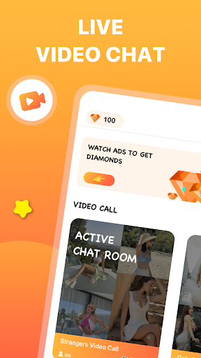 Android application FoxLive:Online Video Chat screenshort