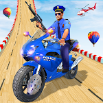 Cover Image of Download Police Bike Stunt GT Race Game 4.2 APK