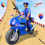 Police Bike Stunt GT Race Game