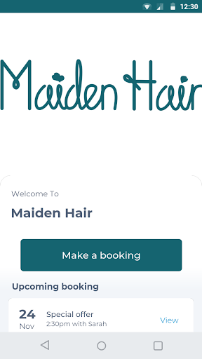 Android application Maiden Hair screenshort