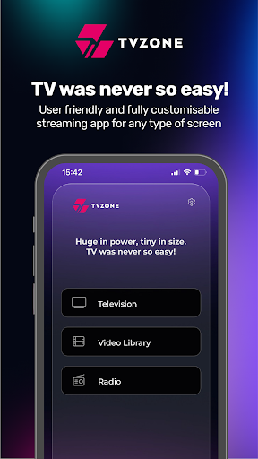 Android application TVZone screenshort