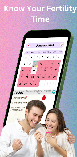 Android application Period Tracker and Ovulation screenshort
