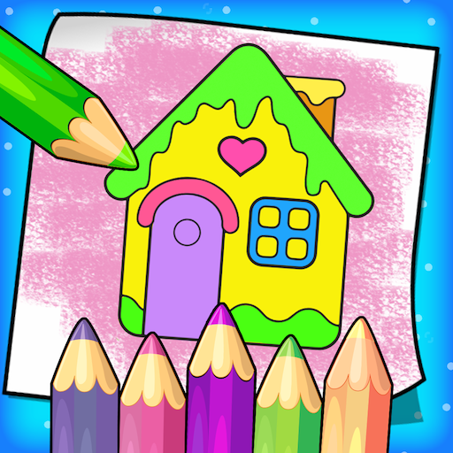 Glitter House Colouring Book logo