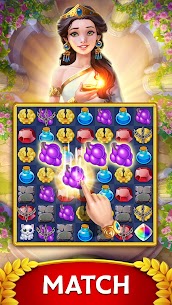 Jewels of Rome: Gems and Jewels Match-3 Puzzle Latest Mod APK 1.27.27.01 (Unlimited Money) 1