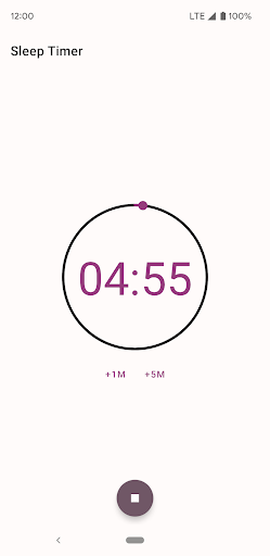 SimpleSleepTimer Screen 2
