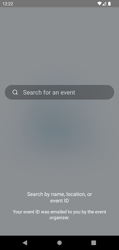 USAP Event App Screen 2