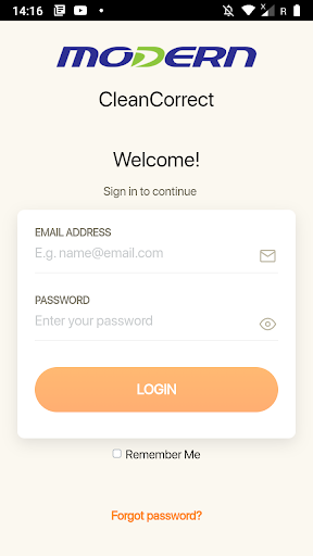 Modern CleanCorrect Screen 2