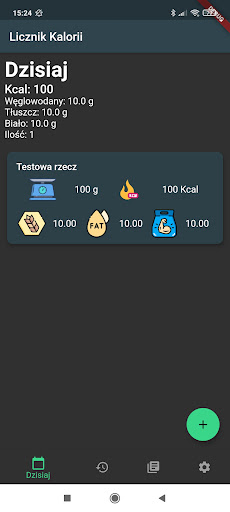 Kcal Counter Screen 2