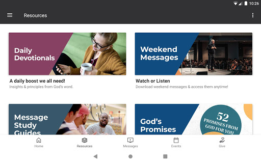 Screenshot of MyCOR: Church of the Redeemer
