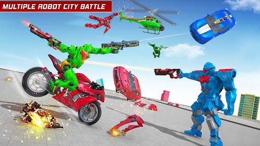 Police Dino Robot Car Game 3d 4.1 screenshots 1