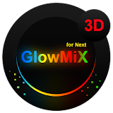 Next Launcher Theme GlowMix icon