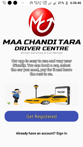 Android application MCT Car Booking screenshort