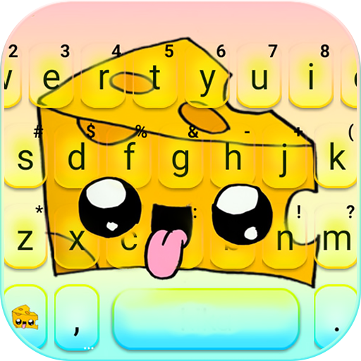Cute Cheese Cake Keyboard Them logo