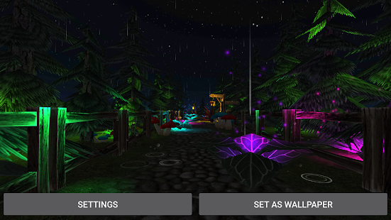 Fantasy Forest  Live Wallpaper Captura de tela