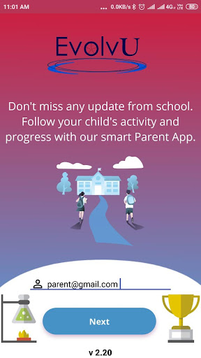 Android application EvolvU Smart School - Parents screenshort
