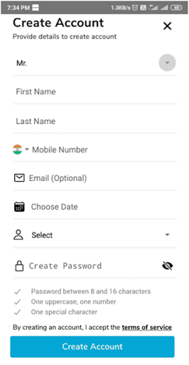 Android application Healpha screenshort