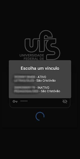 eUFS Aluno Screen 2