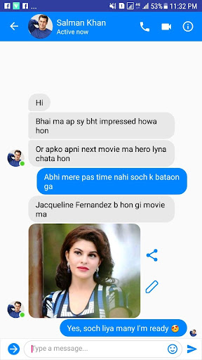 Android application Fake Chat Conversation Pro screenshort