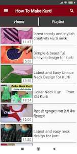 Kurti Cutting&Stitching videos