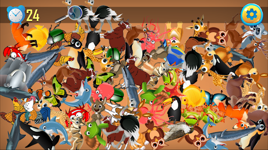 Captura 4 Juegos de animales ocultos android