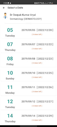 Android application Meridian Health Care Center screenshort