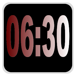 Icon image Full screen clock with light a