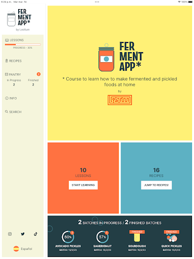 Screenshot of FermentApp