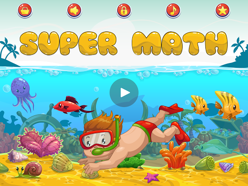 Screenshot of Kids Super Math