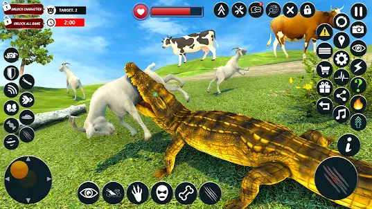 jogo de ataque de crocodilo