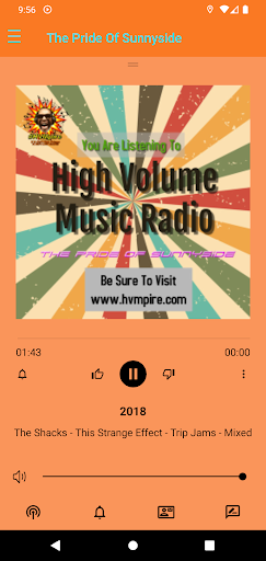 Android application High Volume Music Radio screenshort