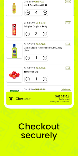 Konzoom - Grocery Delivery Screen 2