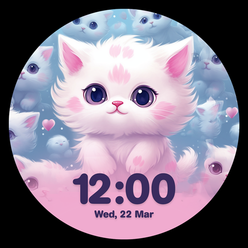 Cat & Kitten WatchFace Wear OS Logo