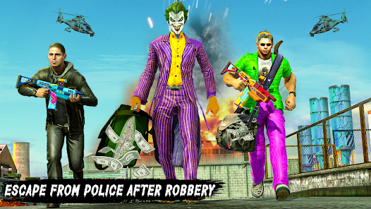 Captura 5 Killer Clown Bank Robbery Game android