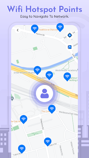 Android application WiFi Map - Speed Internet screenshort