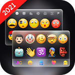 Cover Image of ดาวน์โหลด Zomj: Emojis Keyboard 2021 - สติ๊กเกอร์, GIF, สัญลักษณ์  APK