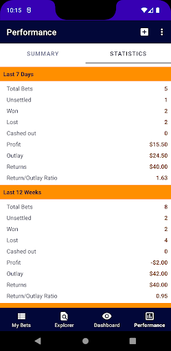 Betting Performance Tracker screenshot 6