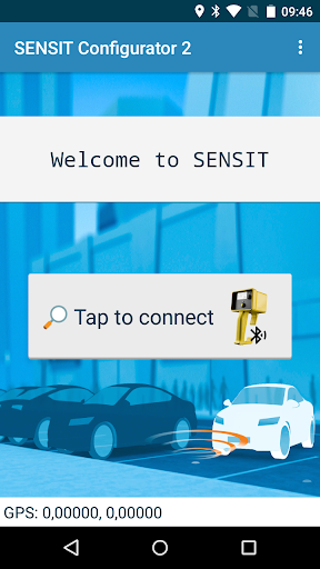 Android application SENSIT Configurator 2 screenshort