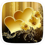 Golden Hearts Theme icon