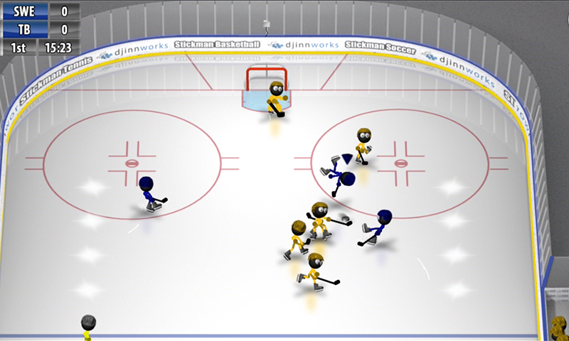 Android application Stickman Ice Hockey screenshort