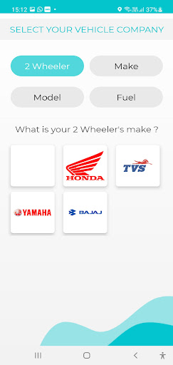 Android application K2 Auto screenshort