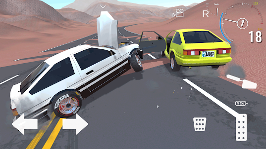 X Car: Crazy Desert Crash