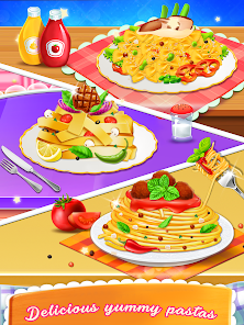 Screenshot 10 Pasta Cocinando Manía Juego android