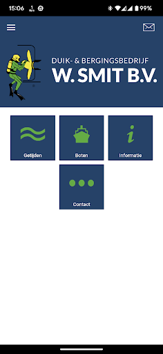 Android application Waterstanden screenshort
