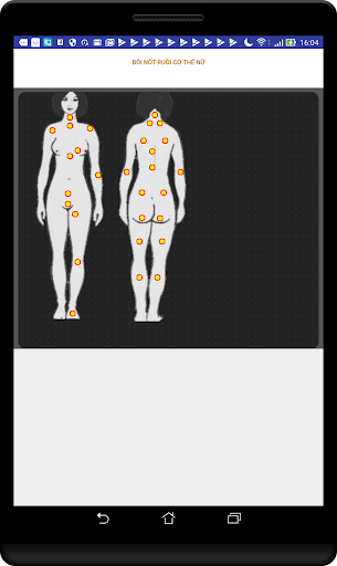 Android application Bói nốt ruồi trên cơ thể nữ screenshort