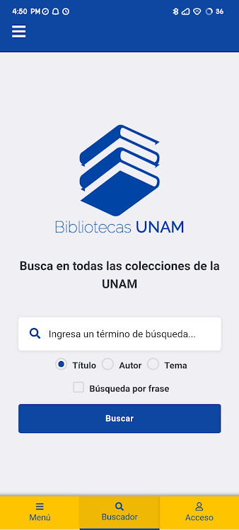 Bibliotecas UNAM - 3.0.5 - (Android)