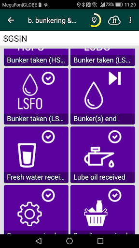 arl Marine Timesheet Screen 3