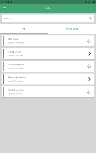 Vista previa de la aplicación