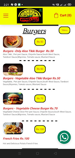RNDFOOD Screen 3