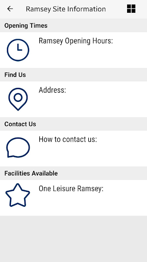 Android application One Leisure screenshort