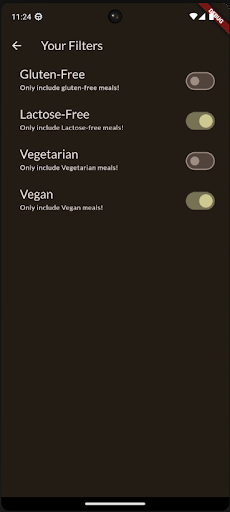 Android application Meal Pal screenshort